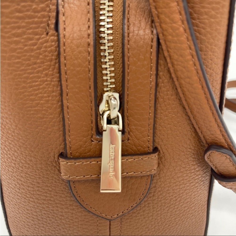 Kate Spade Medium Triple Compartment Satchel Bag Brown - Picture 7 of 11